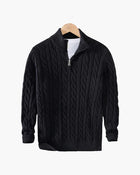 DAMY Cable Half-Zip Sweater