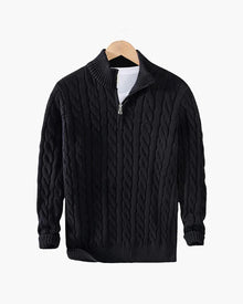 DAMY Cable Half-Zip Sweater