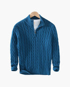 DAMY Cable Half-Zip Sweater