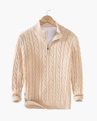 DAMY Cable Half-Zip Sweater