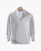 DAMY Cable Half-Zip Sweater