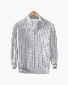 DAMY Cable Half-Zip Sweater