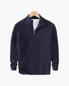 DAMY Cable Half-Zip Sweater