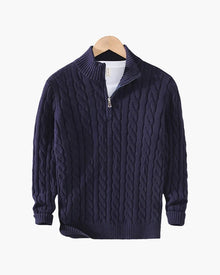 DAMY Cable Half-Zip Sweater