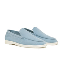 Damy Mocasin Crest Light Blue