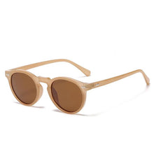 Vintage Round Polarized Sunglasses - DAMYINSIDE