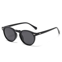 Vintage Round Polarized Sunglasses - DAMYINSIDE