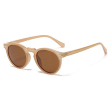 Vintage Round Polarized Sunglasses - DAMYINSIDE