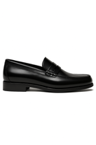 Veneto Leather Loafer Black