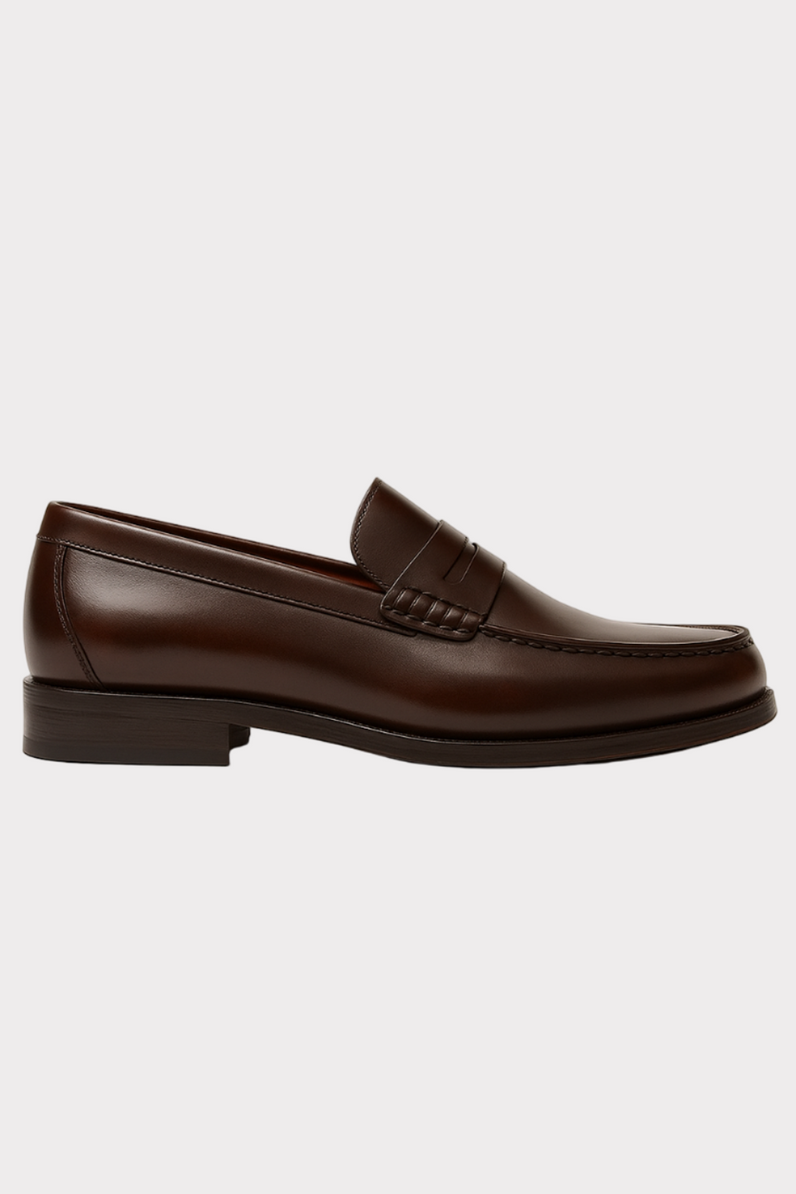 Veneto Leather Loafer Brown